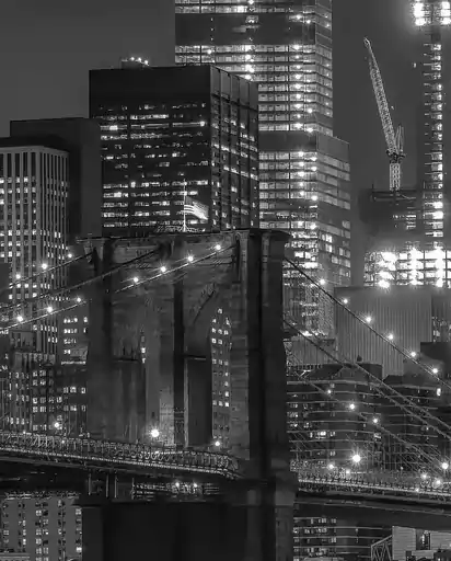 Brooklyn Bridge at night